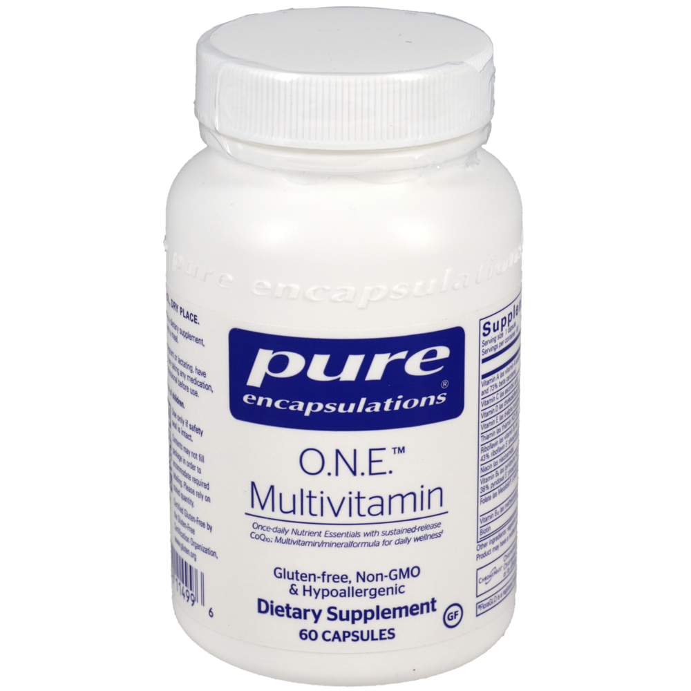 ONE Multivitamin by Pure Encapsulations offers daily essential nutrients in one capsule to support energy, immunity, and overall wellness.